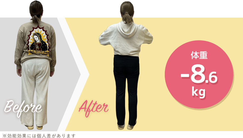 体重-8.6kg